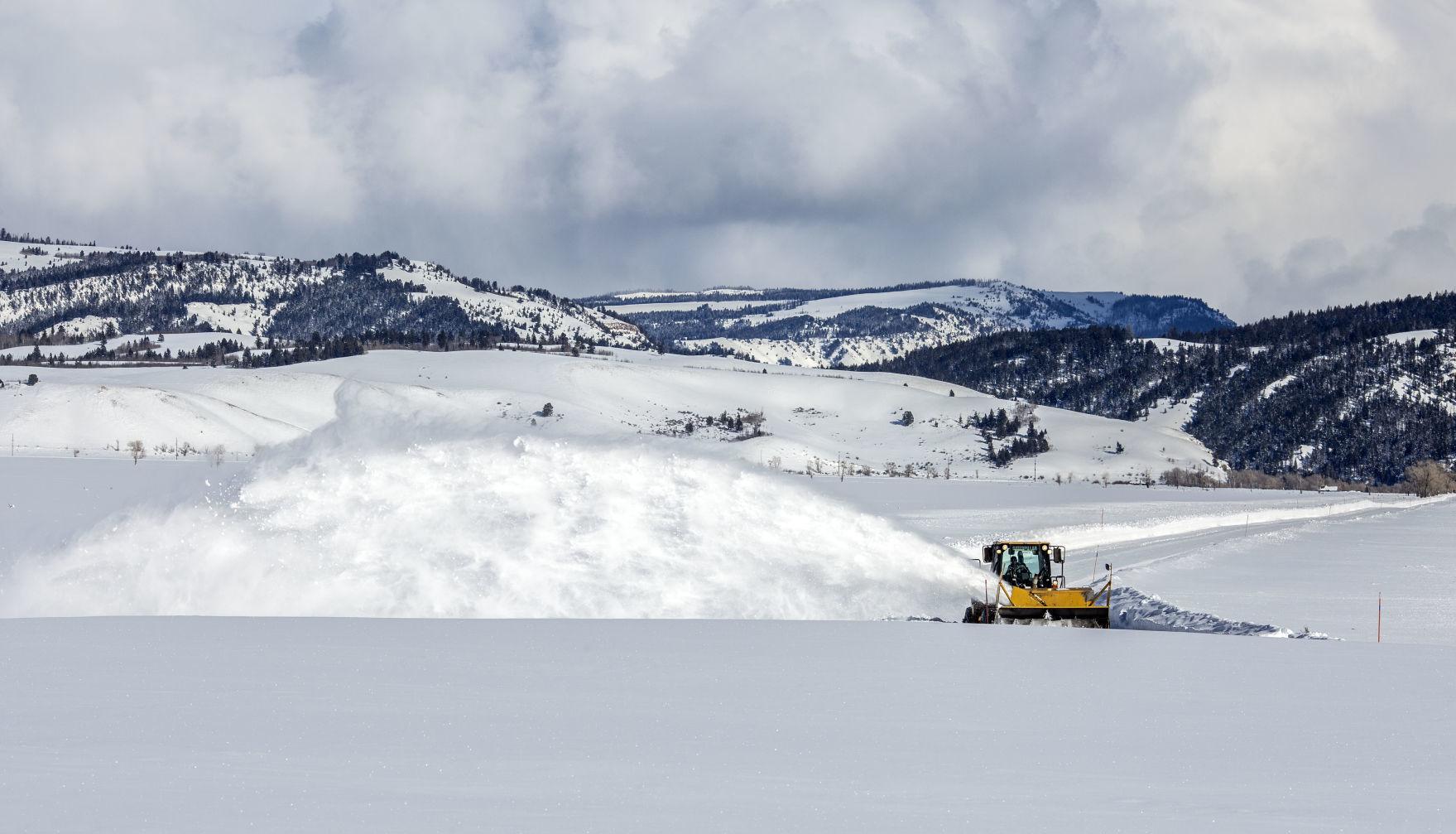 Snow in Grand Teton
